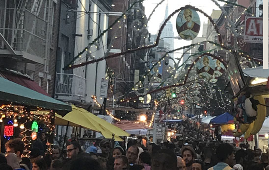 MULBERRY STREET DURING FESTIVAL